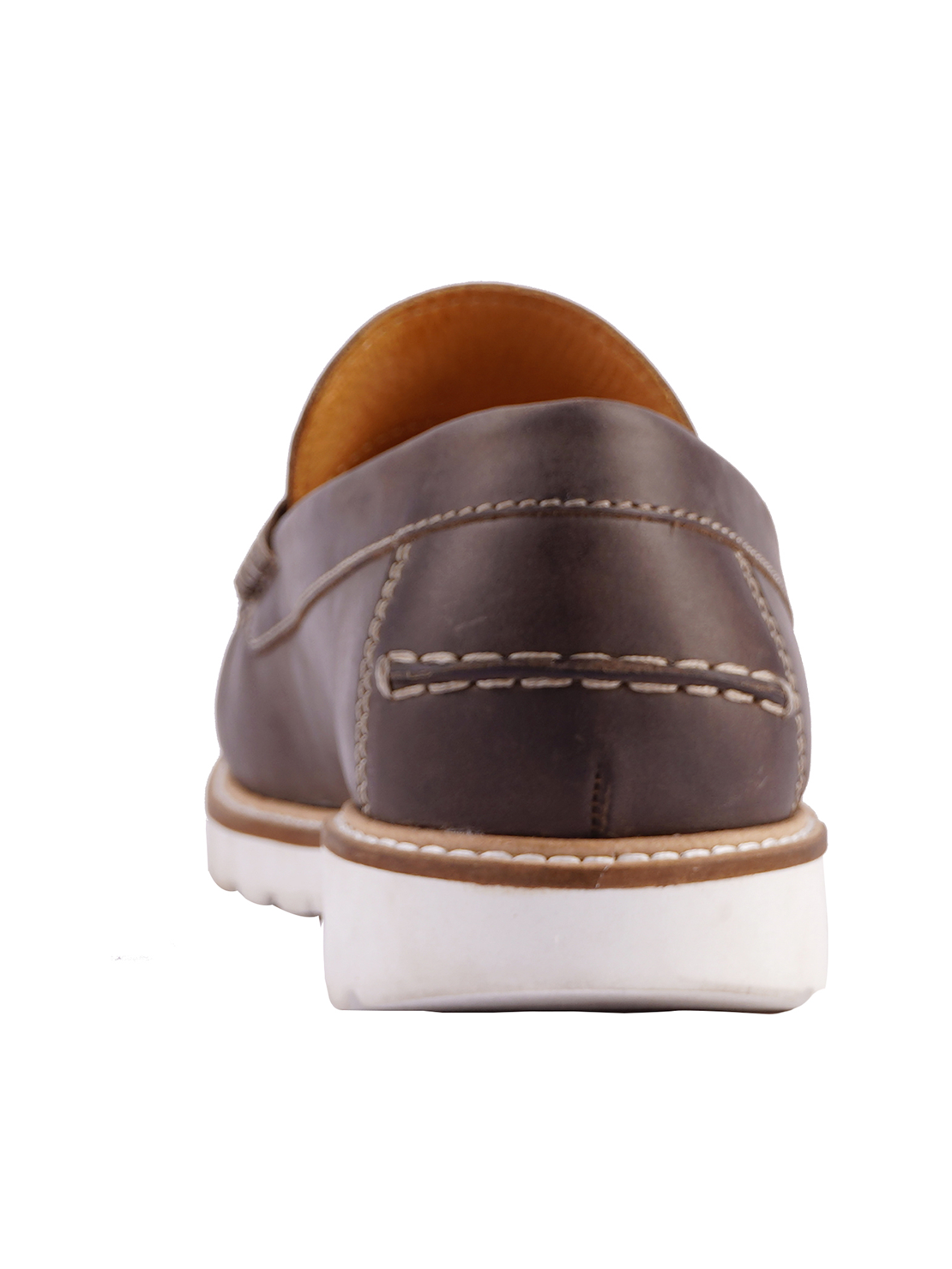 Men Grey Mocassine Casual Shoes