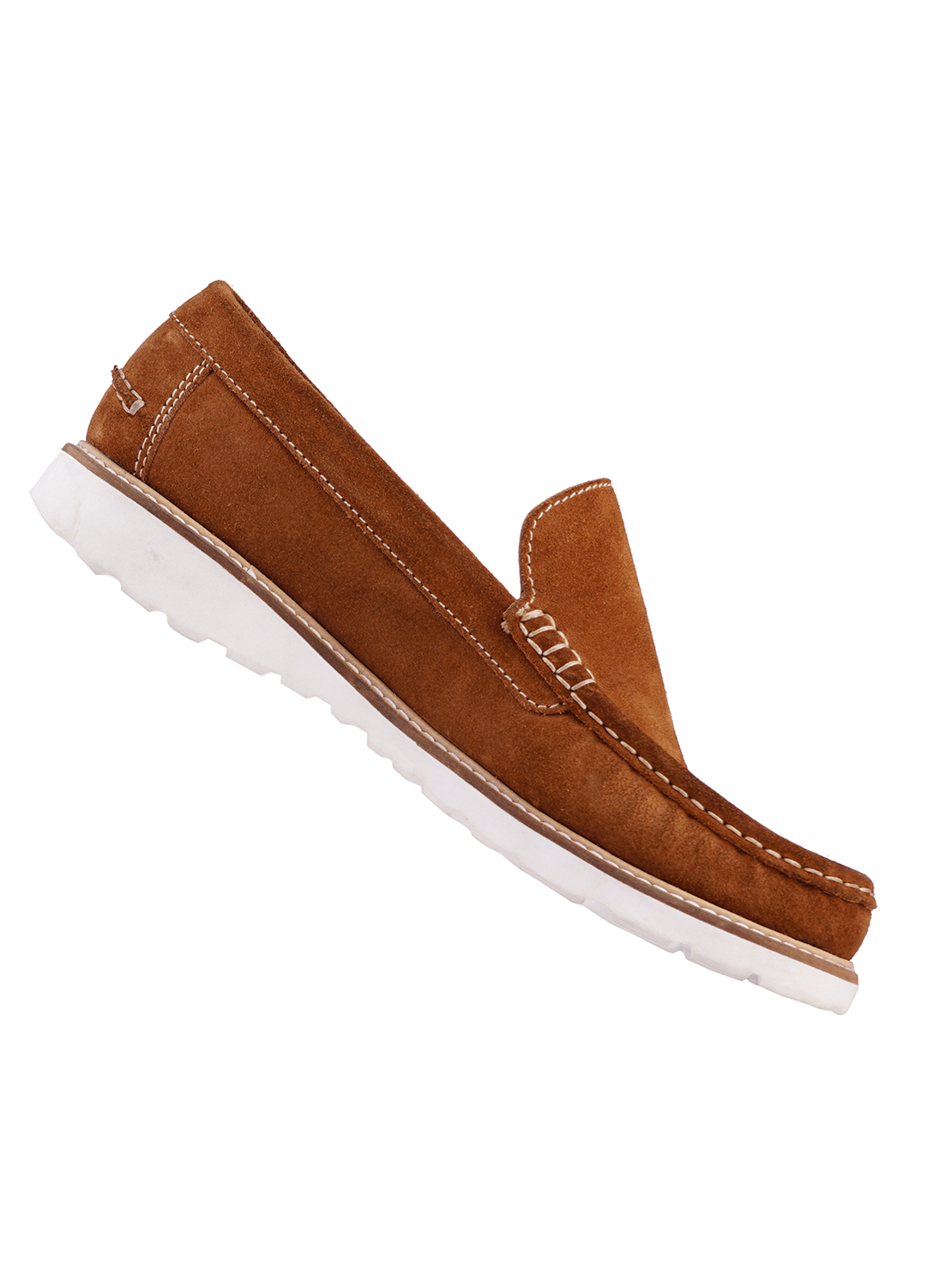 Men Tan Mocassine Casual Shoes