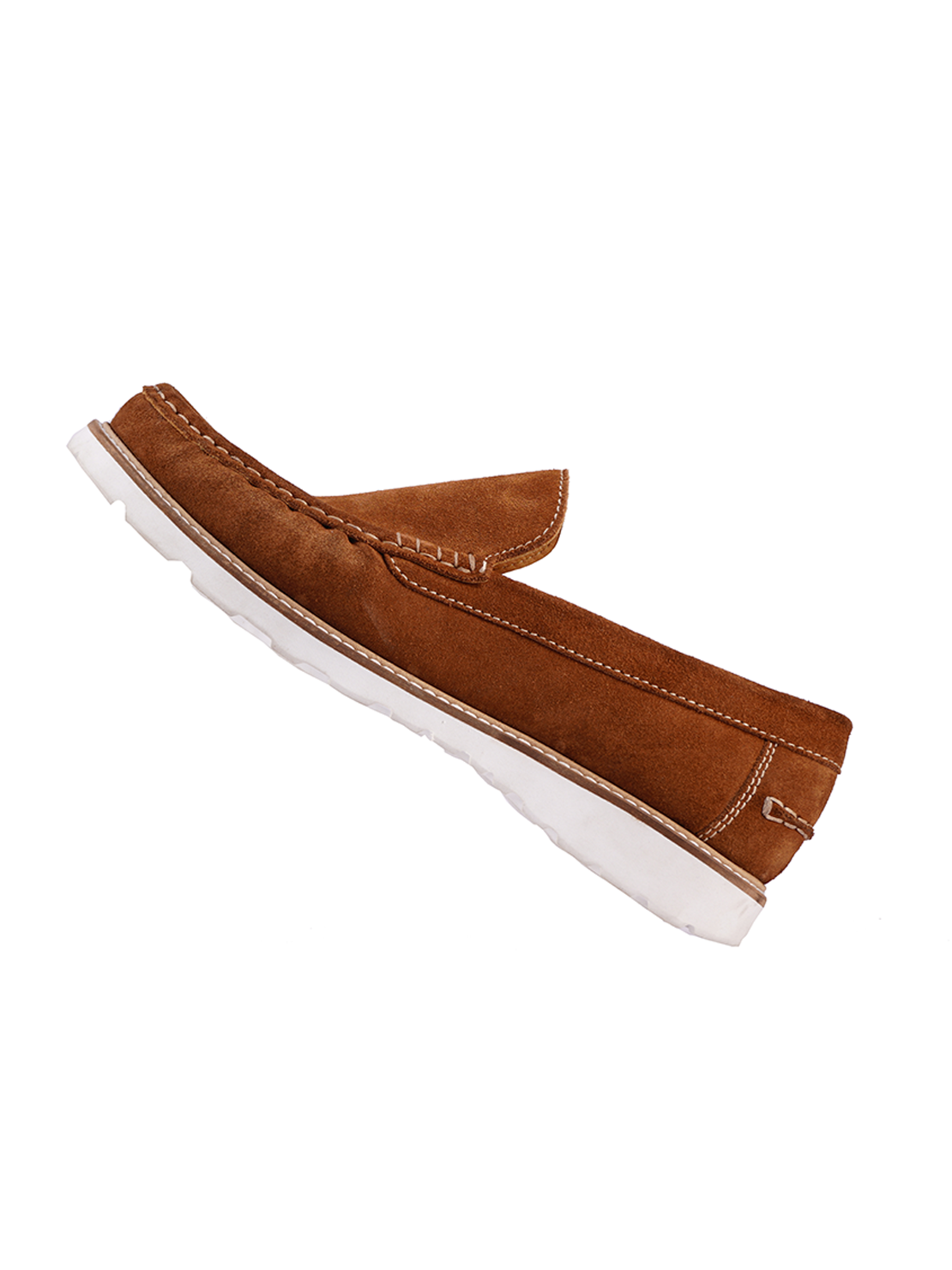 Men Tan Mocassine Casual Shoes