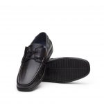 LAM01-BLK-Black MNJ Leather Shoes