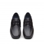 LAM01-BLK-Black MNJ Leather Shoes