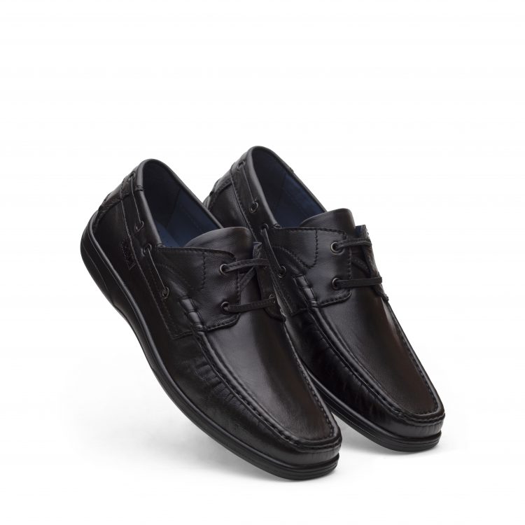 LAM01-BLK-Black MNJ Leather Shoes (5)