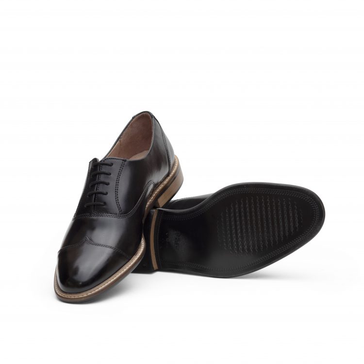 ROB02-BLK Leather Men Shoes