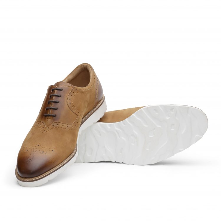ROB03-TAN Casual Brown Shoes men (5)