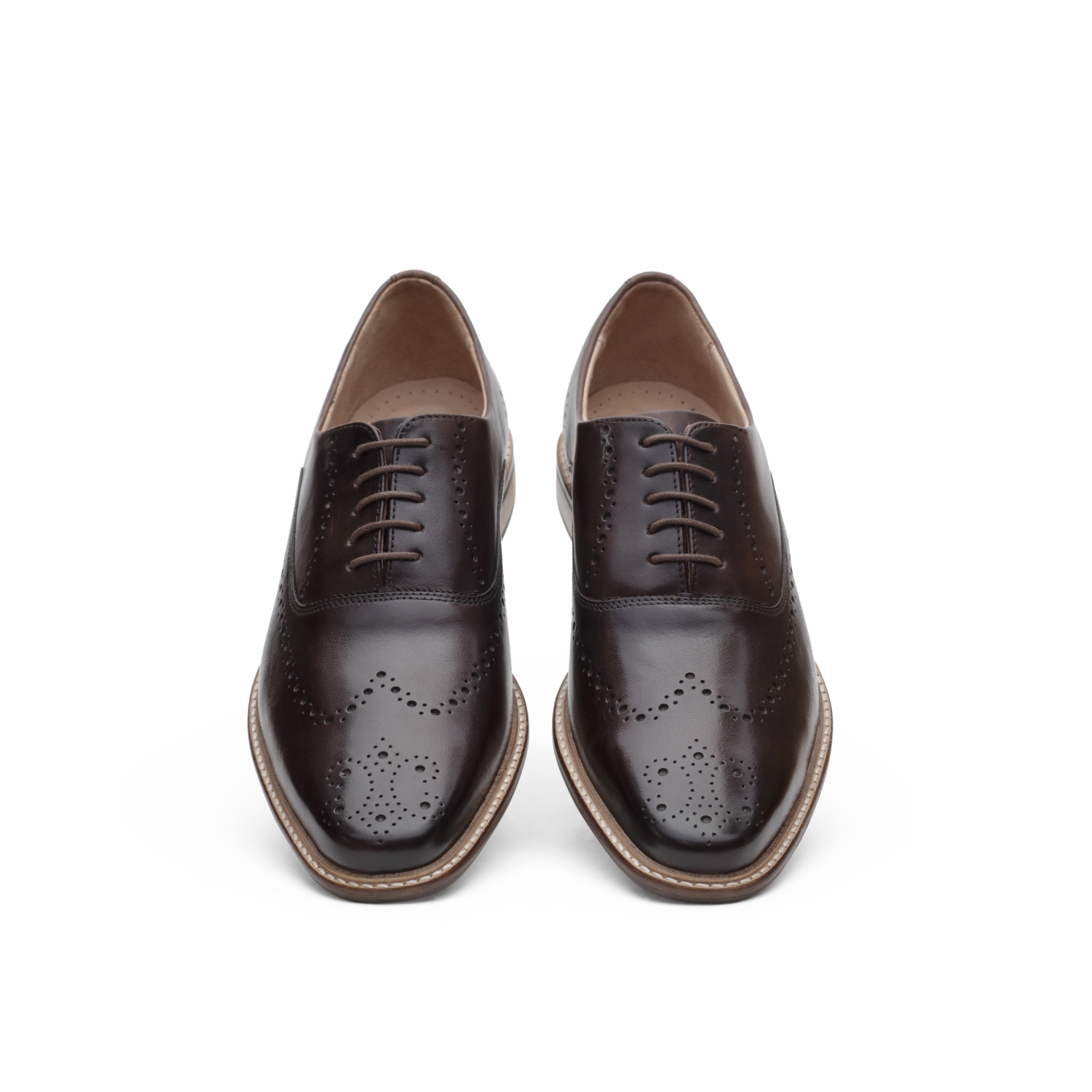 Oxford Formal Brown Shoes - MNJ Shoes - Brand New Shoes and Bags Online ...