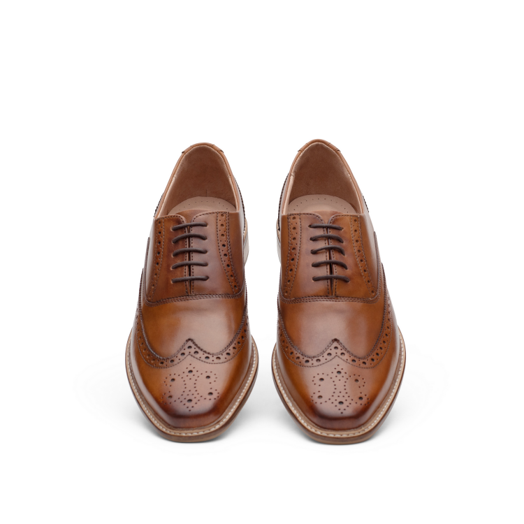 Oxford Tan Formal Shoes - MNJ Shoes - Brand New Shoes and Bags Online Store