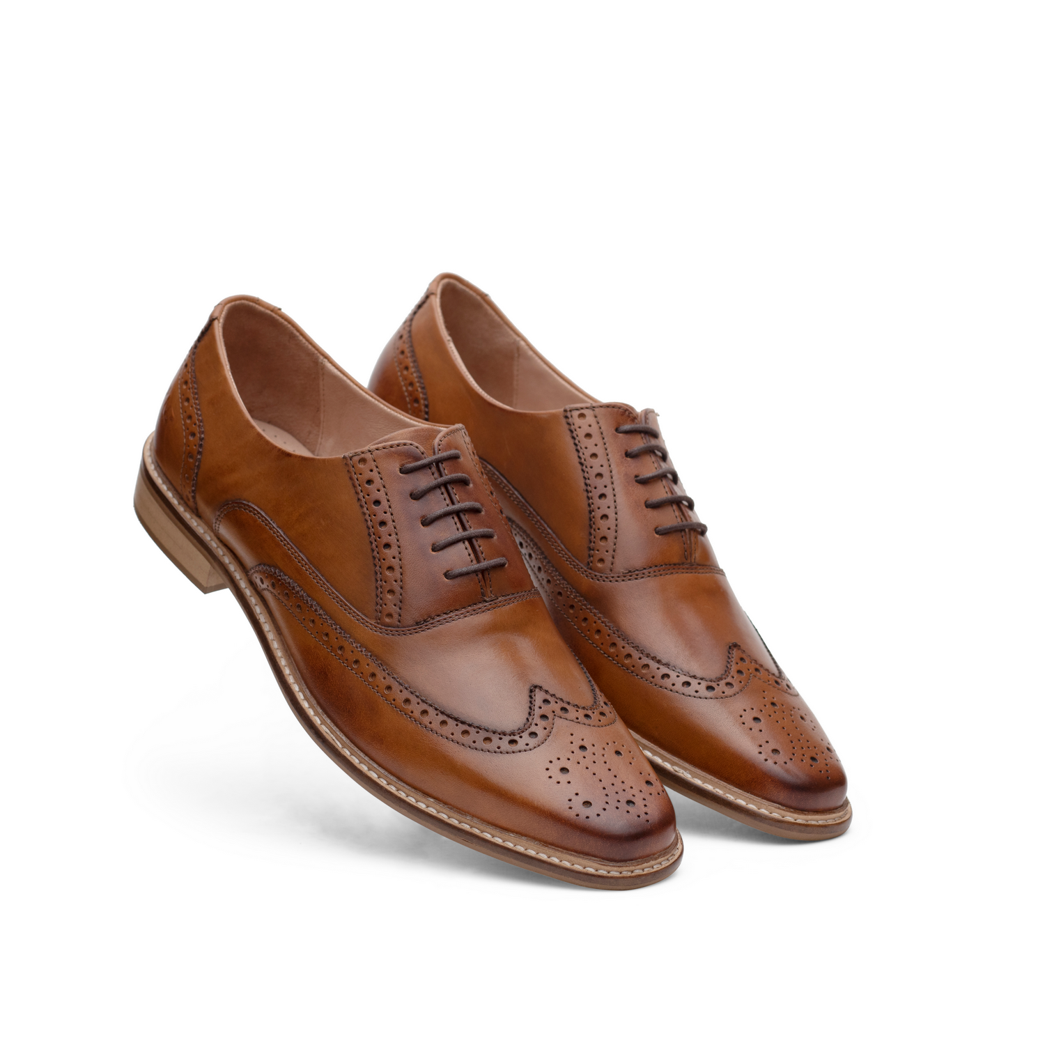 Oxford Tan Formal Shoes - MNJ Shoes - Brand New Shoes and Bags Online Store